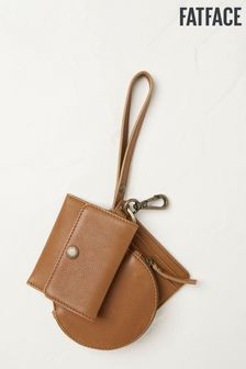 FatFace Brown Leather Multi Purse Cardholder (N56903) | $65