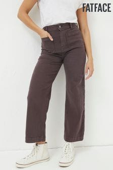 FatFace Purple Keswick Wide Leg Cropped Jeans (N56967) | 90 €