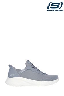 Skechers Grey Bobs Squad Chaos Slip In Trainers (N57071) | ￥12,150
