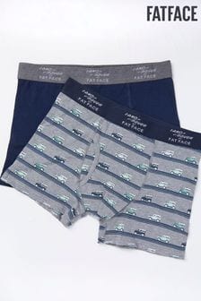 Fat Face Grey Land Rover Stripe Boxers 2 Packs (N57108) | 34 €
