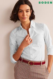 Bianco - Boden - Saskia - Camicia in cotone elasticizzato (N57149) | €82