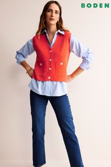 Boden Red Knitted Waistcoat Tank (N57171) | €145