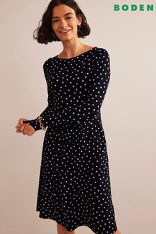 Boden Black Abigail Jersey Dress (N57188) | ₪ 302