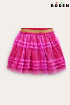 Dunkles Pink - Boden Party-Rock aus Tüll (N57193) | 22 € - 25 €