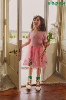 Boden Pink Applique Tulle Ballet Dress (N57208) | €24 - €27