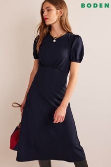 Niebieski - Dżersejowa sukienka midi Boden Nancy (N57224) | 300 zł