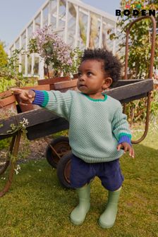 Boden Green Chunky Cotton Jumper (N57239) | €39 - €46