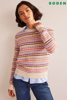 Boden pulover z nordijskim vzorcem Edie (N57271) | €66