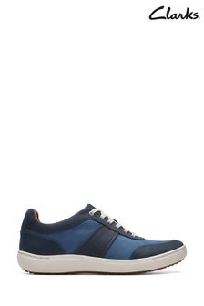 Clarks Blue Combi Nalle Fern Shoes (N57510) | €119
