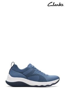 Albastru - Pantofi tricotată cu circuit Clarks (N57528) | 358 LEI