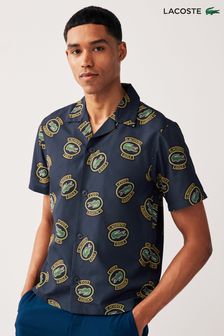 Lacoste Logo Print Resort Shirt (N57689) | OMR65