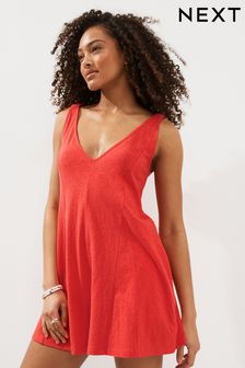 Red Jersey Romper Playsuit (N57706) | €20