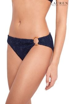 Lauren Ralph Lauren - Slip bikini in rattan con anelli all'uncinetto (N57752) | €163