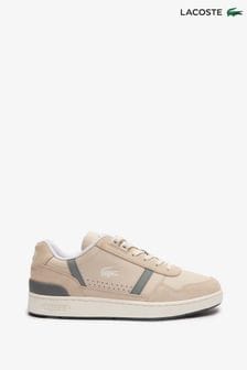 Lacoste T-Clip 124 Leather and Suede Mix Trainers