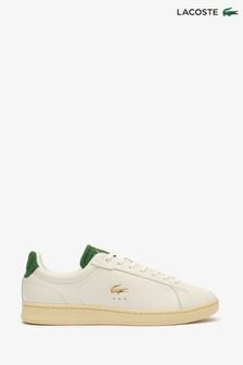 Lacoste Cream Carnaby Pro 124 Trainers (N57885) | 716 LEI