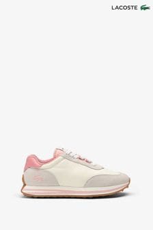 Lacoste Cream L-SPIN 124 Trainers (N57889) | $180