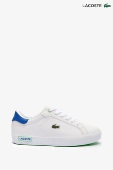 Lacoste Powercourt 124 White Trainers (N57893) | €69