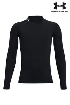 Under Armour Youth Heat Gear Armour Mock Long Sleeve Black T-Shirt (N57918) | 31 €