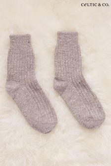 Бежевые женские носки-шорты из донегаля Celtic & Co. Ladies (N57979) | €38