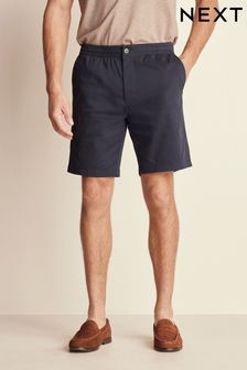 Navy Elasticated Waist Chino Shorts (N58029) | $41