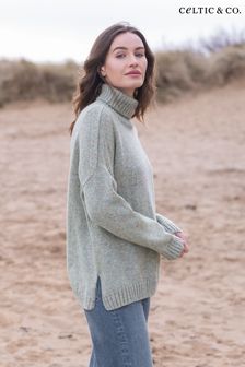 Celtic & Co. Grey Slouch Roll Neck Jumper (N58069) | AED660