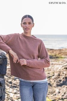 Celtic & Co. Pullover mit weitem Stehkragen, Violett (N58070) | 195 €