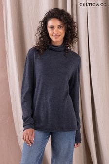 Celtic & Co. pleten pulover iz merino volne s širokim ovratnikom Celtic & Co. (N58075) | €124