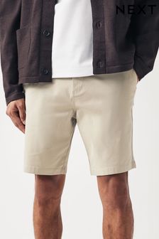 Stone Slim Fit Stretch Chinos Shorts (N58127) | OMR8