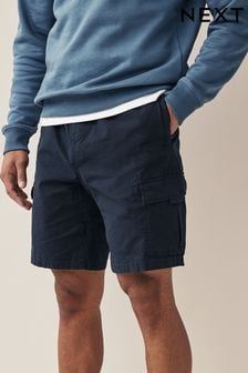 Bleu marine - Shorts cargo à cordon de serrage (N58150) | €24