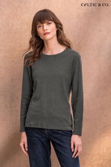 Celtic & Co. Grey Organic Cotton Long Sleeve T-Shirt