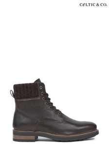 Men's Knitted Cuff Lace Up Boot (N58261) | kr2,194