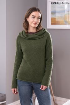 Celtic & Co. Green Collared Slouch Jumper (N58264) | AED715