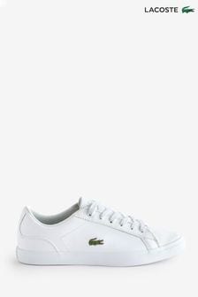 Lacoste Boys Lerond Pu White Trainers (N58265) | NT$2,570