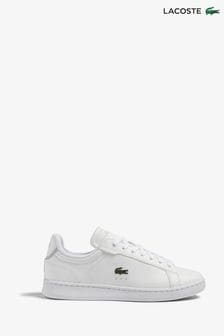 Lacoste Boys Carnaby Pro Logo White Trainers (N58266) | KRW117,400