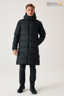 Черный - Коричневая утепленная куртка Regatta Hallin Ii (N58310) | €107