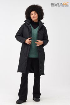 黑色 - Regatta Cambrie 長款夾棉保暖外套 (N58388) | NT$3,920
