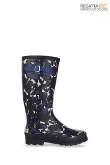 Regatta Blue Orla Kiely Cosy High Wellies (N58400) | $81
