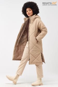 Бежевый - Удлиненная дутая куртка Regatta Cambrie (N58452) | €55