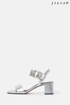 Jigsaw Maybell Metallic Heeled Sandals (N58629) | €154