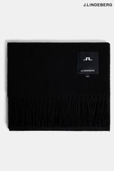 J.Lindeberg Black Wool Scarf (N58904) | €95