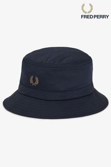 Granatowy - Fred Perry Adjustable Bucket Hat (N58993) | 380 zł