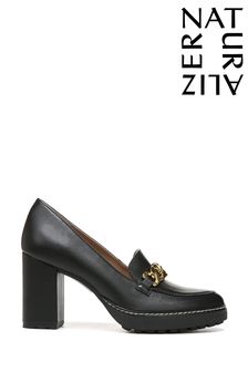Naturalizer Callie Moc Slip-on Black Loafers (N59155) | $247
