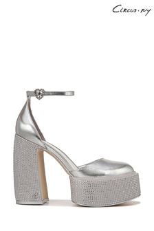 Circus NY Silver Bailey Jewel Heeled Shoes (N59279) | kr1,558