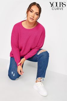 Yours Curve Pink Essential Jumper (N59310) | €11