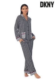 DKNY Top Of The Wishlist Long Sleeve Black Pyjamas Set (N59354) | 198 €