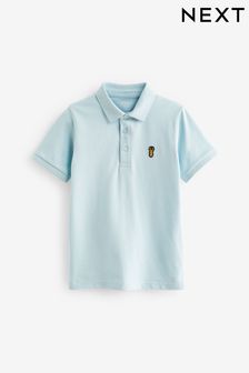 Blue Light Short Sleeve Polo Shirt (3-16yrs) (N59610) | 274 UAH - 471 UAH