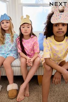 Pastel Short Pyjamas 3 Pack (9mths-16yrs) (N59623) | 155 SAR - 197 SAR