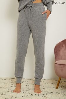 Sosandar Grey Super Soft Loungewear Joggers Co-Ord (N60046) | AED194