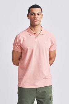 Кораллово-розовый - Рубашка поло из пике Aubin Wade (N60452) | €73