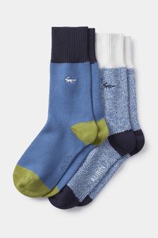 Aubin Cotton Fowey Socks 2 Pack